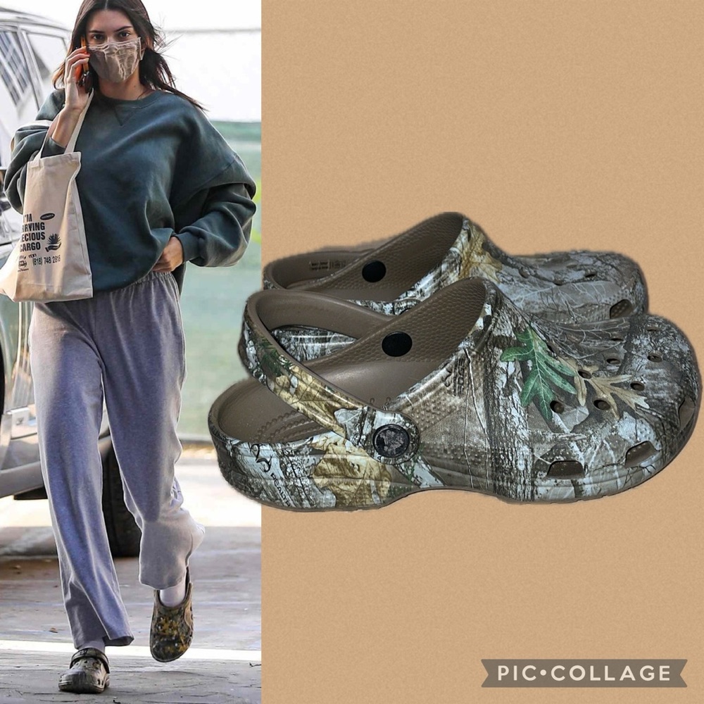 Crocs clogs in real tree camo men’s 4 women’s 6